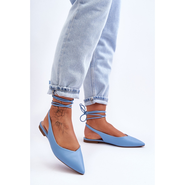 PG1 Bailarinas Femininas com Tiras Azul Lilly Ann 2 PG1 Bailarinas Femininas com Tiras Azul Lilly Ann 2