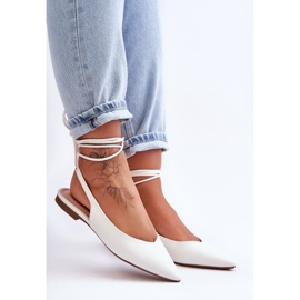 PG1 Bailarinas femininas brancas Lilly Ann branco 2