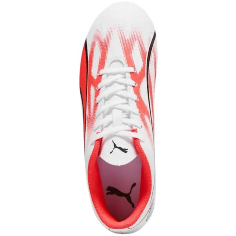 Chuteira Puma Ultra Play FG/AG Jr 107530 01 branco branco 1