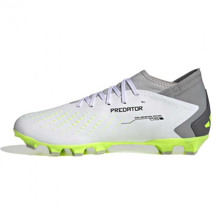 Chuteira Adidas Predator Accuracy.3 Mg M IE9484 branco e cinza branco 1