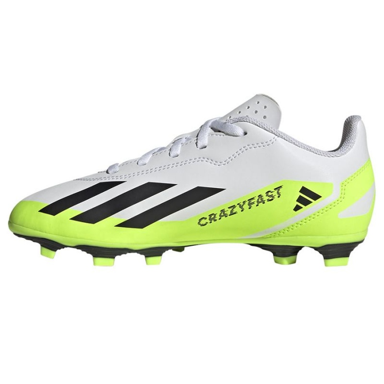 Chuteira Adidas X Crazyfast.4 FxG Jr IE1588 branco branco 1