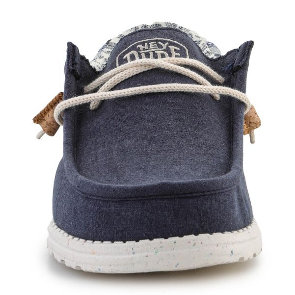 Sapatos Hey Dude Wally Break Stitch M 40015-410 azul 1 Sapatos Hey Dude Wally Break Stitch M 40015-410 azul 1