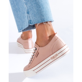 Tênis feminino Big Star KK274016 rosa 1