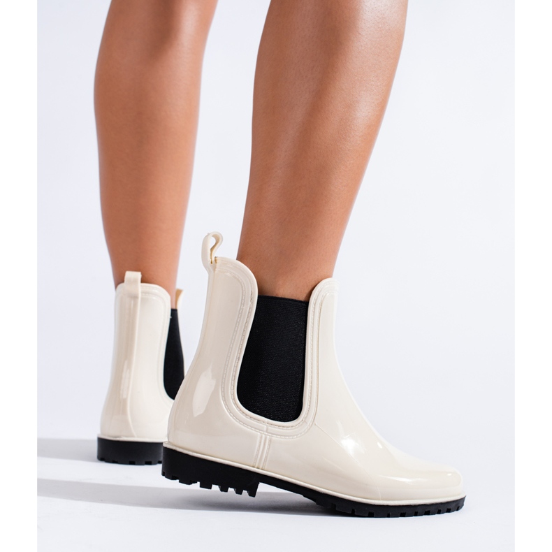 Botas femininas creme da Shelovet branco 1