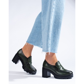 W. Potocki Brogues verdes escuros da Potocki 1