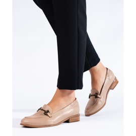 Senhorios femininos bege Vinceza 1