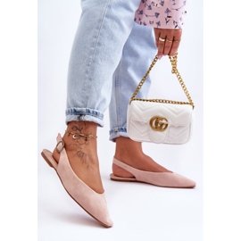 PS1 Sabrinas femininas de camurça rosa Kenra 1