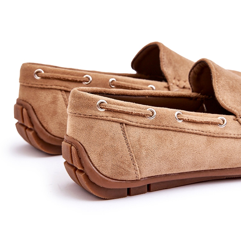Mocassim masculino de camurça marrom castanho 3