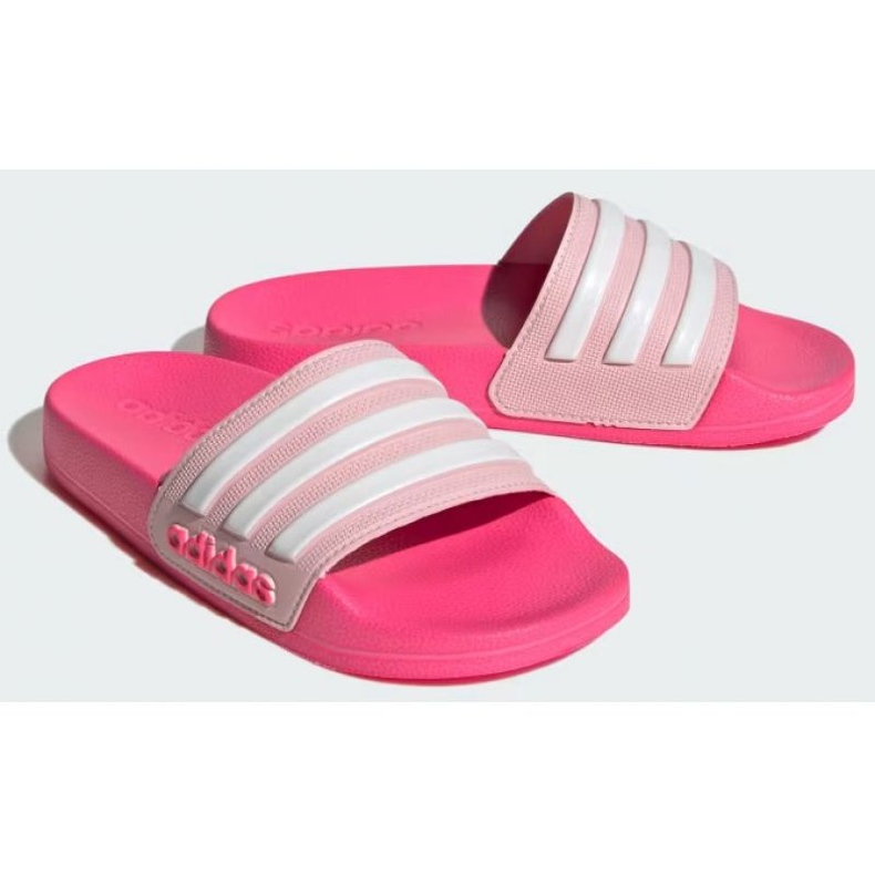 Chinelos adidas Adilette Shower Jr IG4876 rosa 1