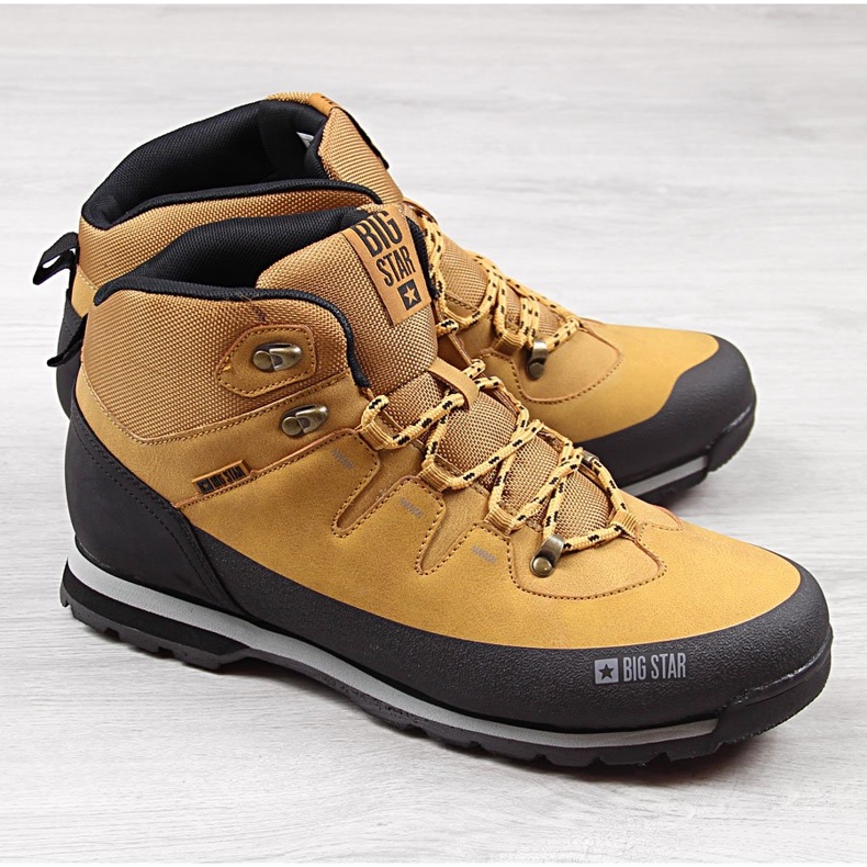 Botas isoladas de homem Camel Big Star EE174438 amarelo 1