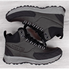 Botas de caminhada de homem Big Star II174176 cinzentas cinza 1