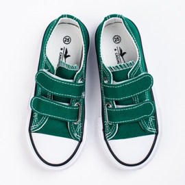 Tênis infantil verde Shelovet com velcro 1