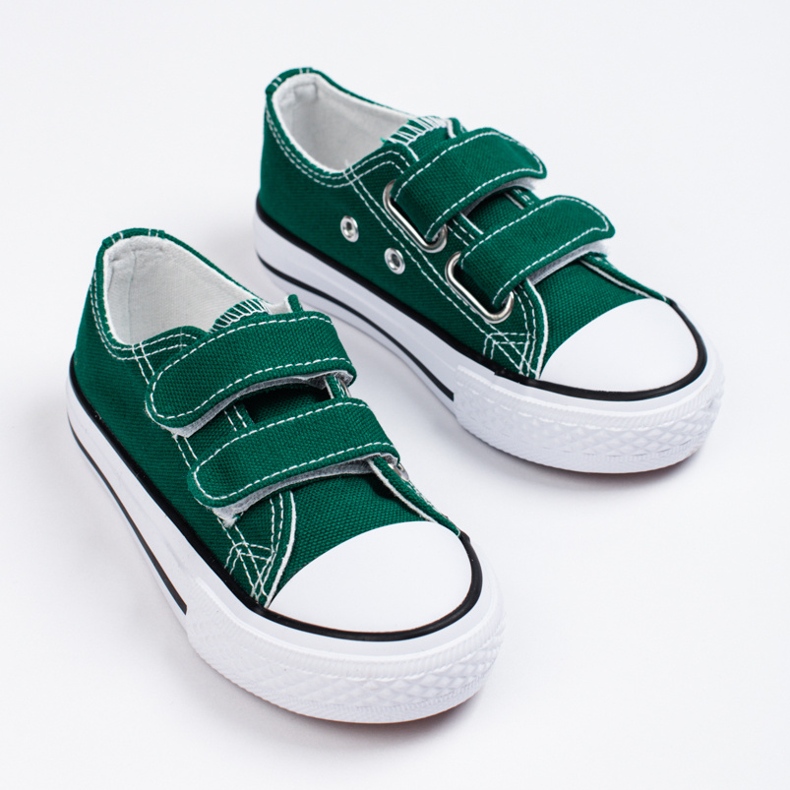 Tênis infantil verde Shelovet com velcro 2