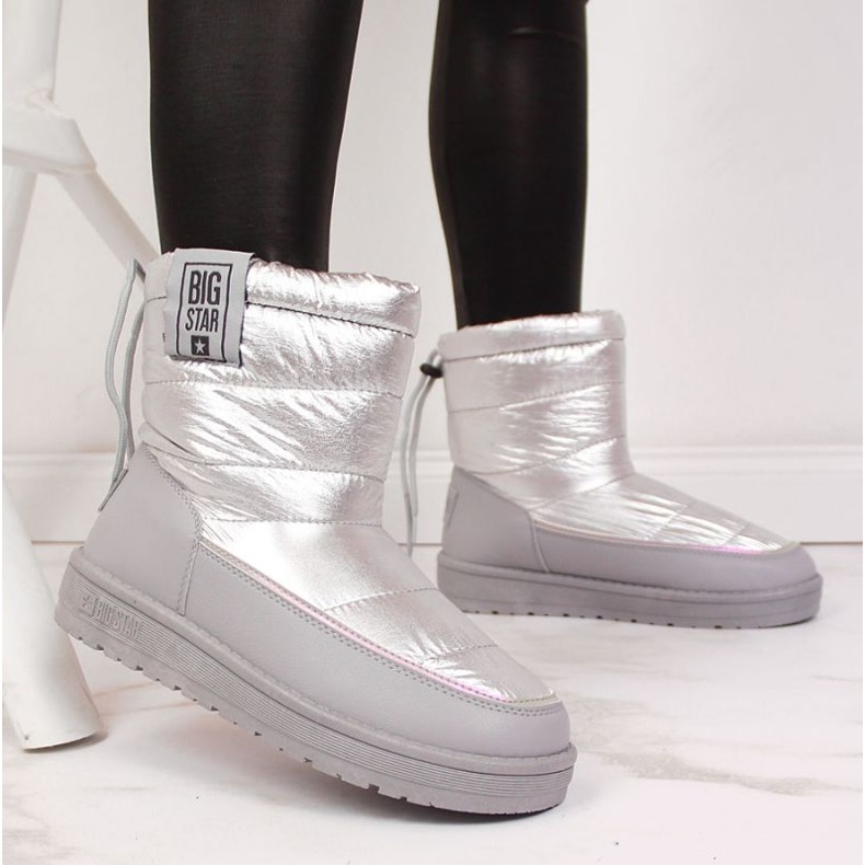 Botas de neve com isolamento prateado Big Star II274118 prata 2