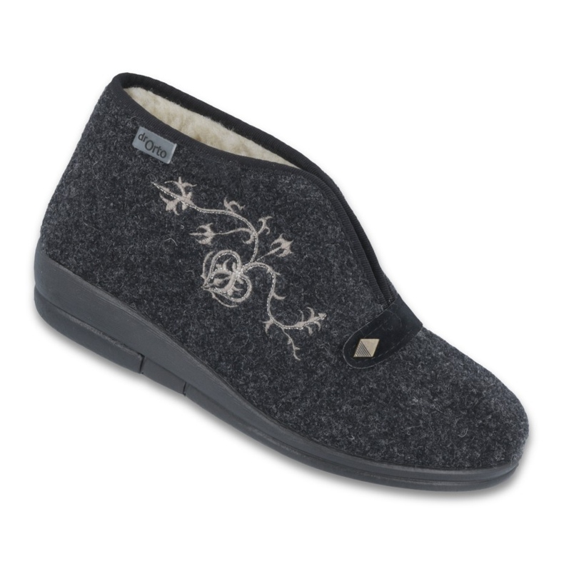 BEFADO SLIPPERS WARD MULHERM PU 031D028 CINZ cinza 1