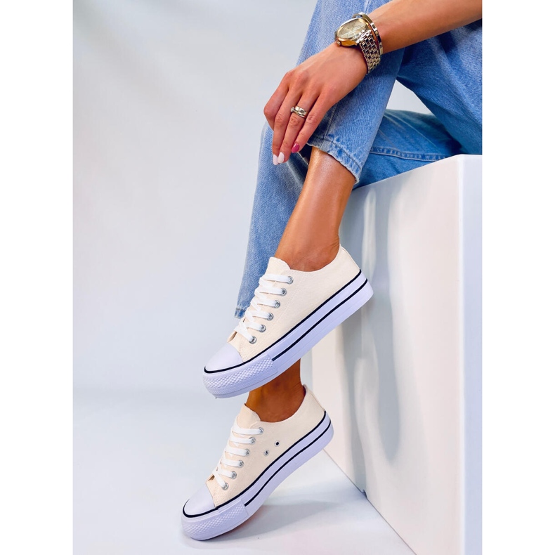 Ténis clássicos de mulher Fargis Beige bege 2