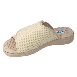 Sapatos femininos Befado pu 078D003 bege 1