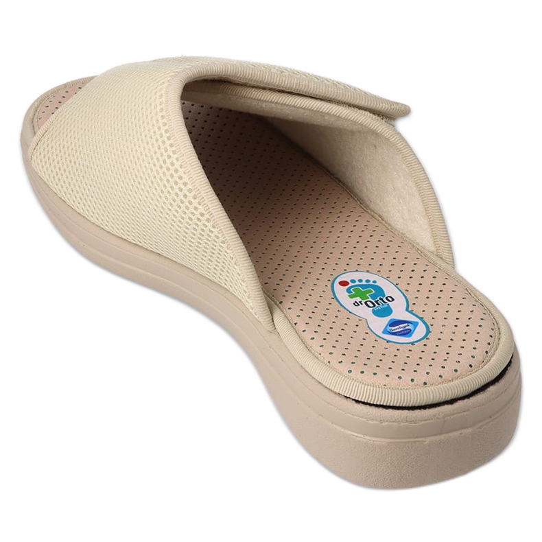 Sapatos femininos Befado pu 078D003 bege 3