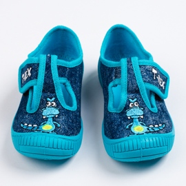 SHELOVET Chinelos azuis para jardim de infância para menino 3F azul 1