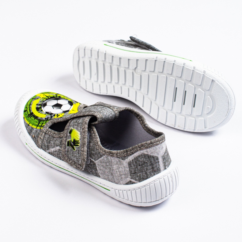 SHELOVET Chinelos cinza para menino bola 3F multicolorido 1