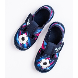 SHELOVET Chinelos de velcro para menino 3F multicolorido 1