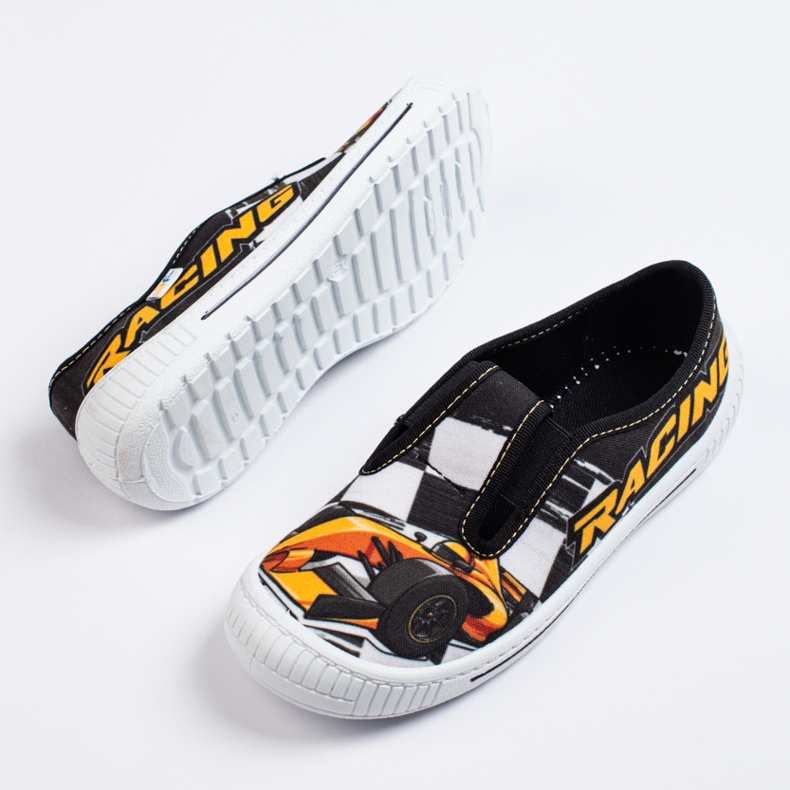 SHELOVET Chinelos para um carro 3F menino preto 1