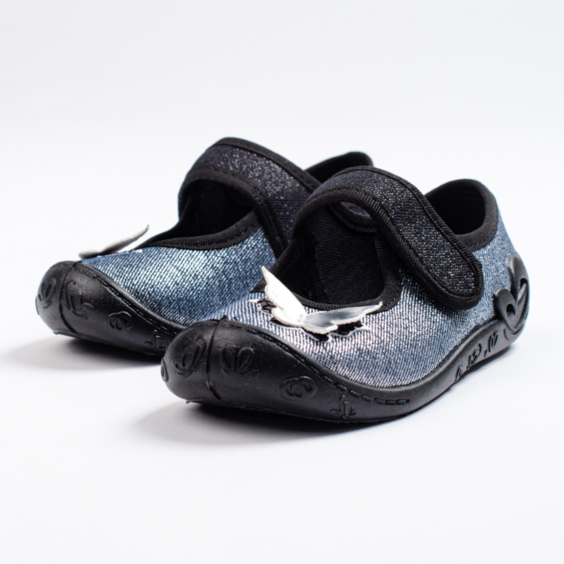 SHELOVET chinelos de borboleta 3F para meninas cinza 2