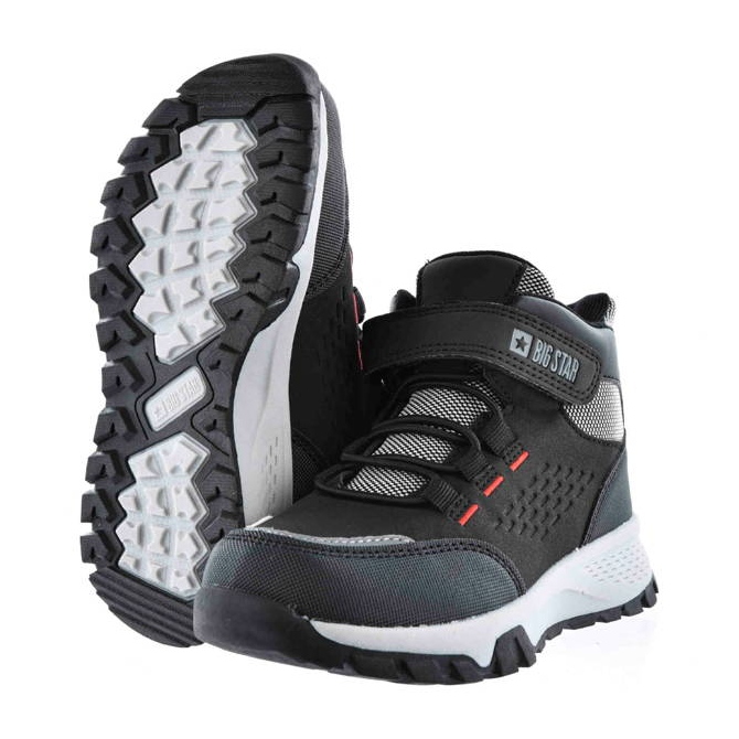 Botins Big Star pretos para menino KK374121 2