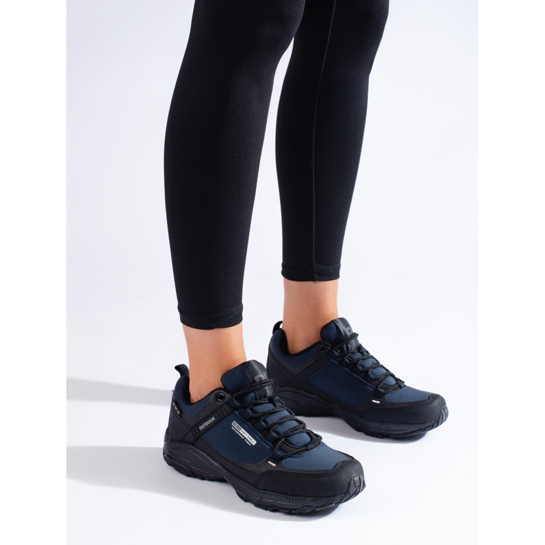 Sapatos de trekking ao ar livre de mulher DK azul marinho 2