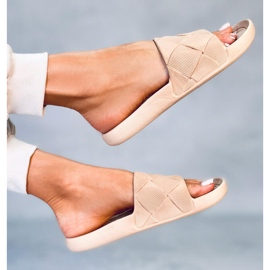 Lâminas de borracha cáqui Lottner bege 1