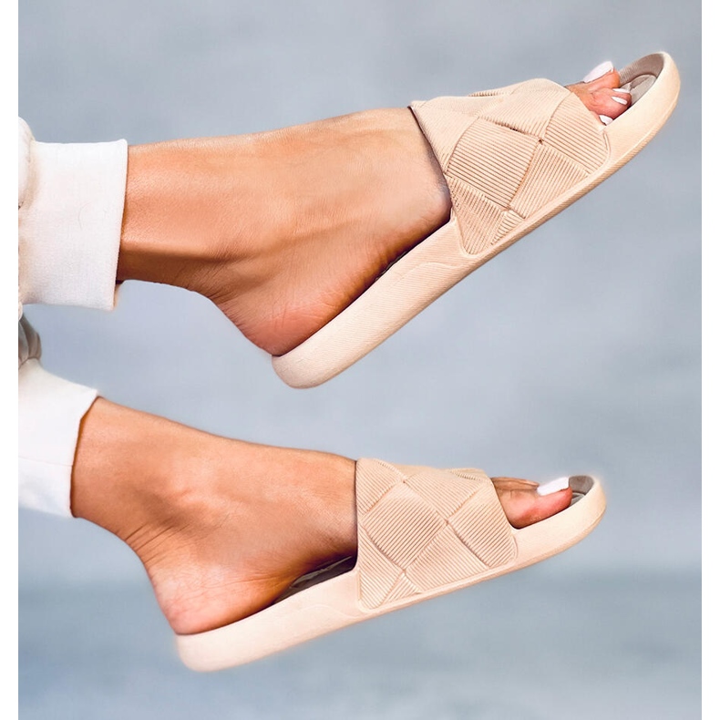 Lâminas de borracha cáqui Lottner bege 1