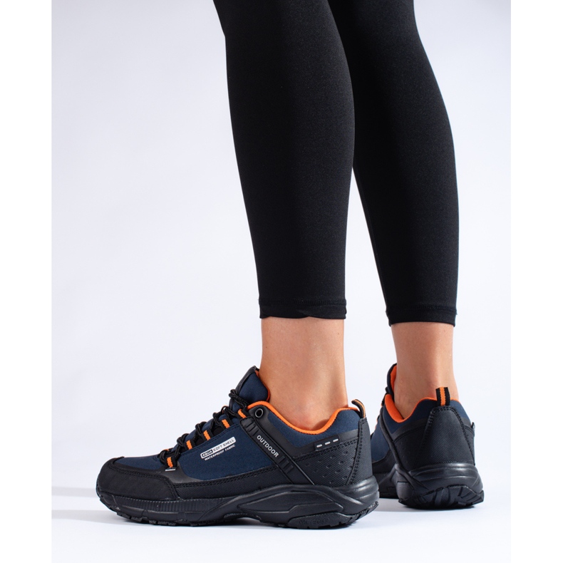 Tênis feminino de trekking ao ar livre DK azul marinho e preto azul-marinho 1