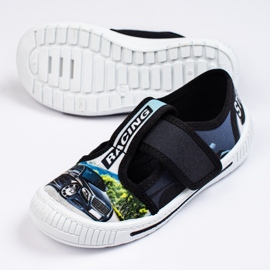 SHELOVET Chinelos infantis com carro 3F preto 1 SHELOVET Chinelos infantis com carro 3F preto 1