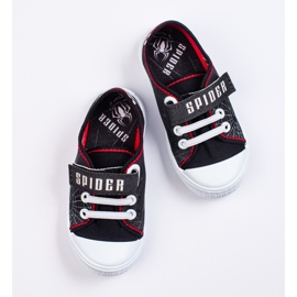 SHELOVET Tênis para menino com velcro 3F preto 1 SHELOVET Tênis para menino com velcro 3F preto 1