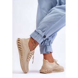 PG1 Tênis feminino sem cadarço de tecido bege Venett 2 PG1 Tênis feminino sem cadarço de tecido bege Venett 2