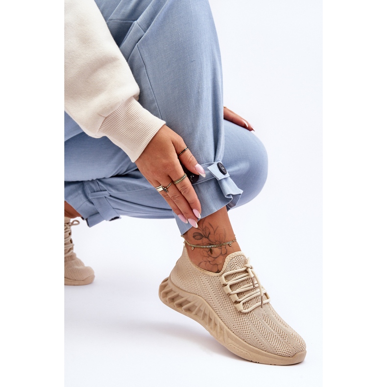 PG1 Tênis feminino sem cadarço de tecido bege Venett 1 PG1 Tênis feminino sem cadarço de tecido bege Venett 1