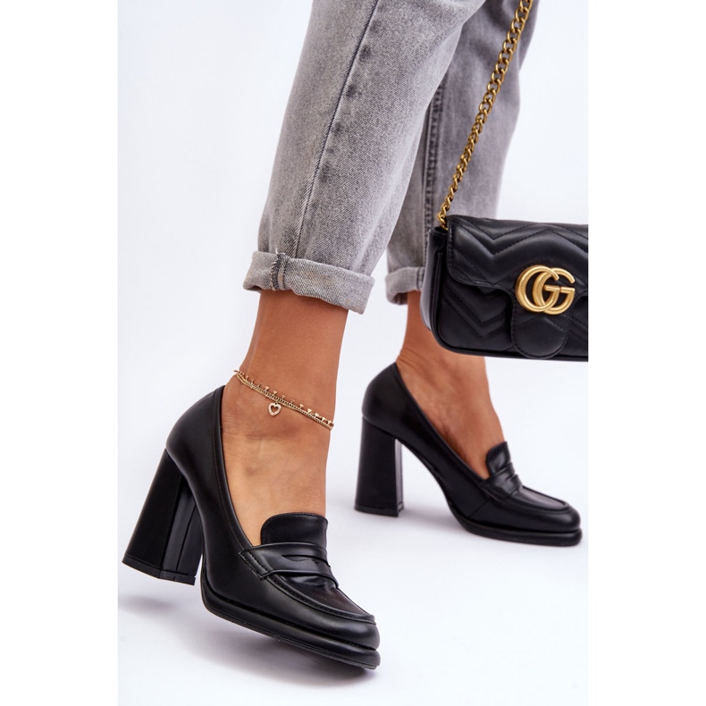 PS1 Bombas da moda em um salto preto Florence 1