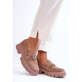 PS1 Mocassins de camurça clássicos em plataforma grossa marrom Catch Me! castanho 2 PS1 Mocassins de camurça clássicos em plataforma grossa marrom Catch Me! castanho 2