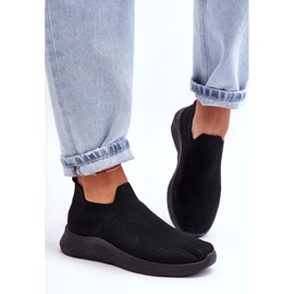 PG1 Sapatos esportivos femininos sem cadarço Preto Claris 2