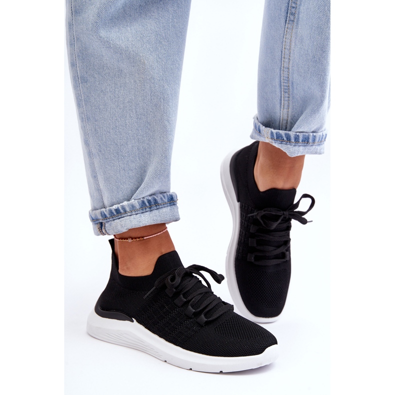 PG1 Tênis esportivo feminino clássico preto Nickilla 1