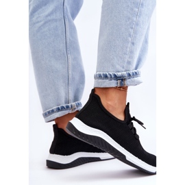 PG1 Tênis sem cadarço de tecido clássico preto Gusto 2