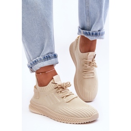 PG1 Sapatilhas têxteis femininas sem cadarço bege Zauna 2 PG1 Sapatilhas têxteis femininas sem cadarço bege Zauna 2