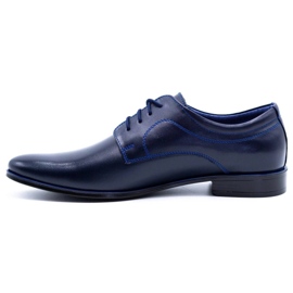Olivier Sapatos formais masculinos 108 azul marinho 3