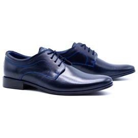 Olivier Sapatos formais masculinos 108 azul marinho 5