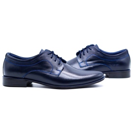 Olivier Sapatos formais masculinos 108 azul marinho 7
