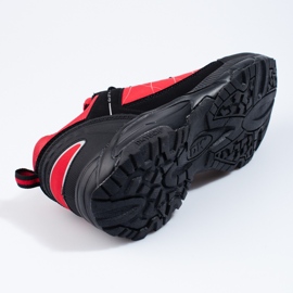 Sapatos de trekking de homem DK vermelhos preto 5