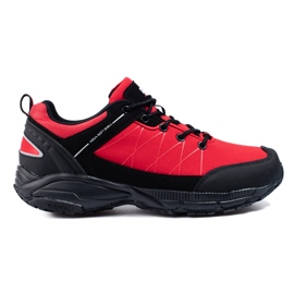 Sapatos de trekking de homem DK vermelhos preto 3