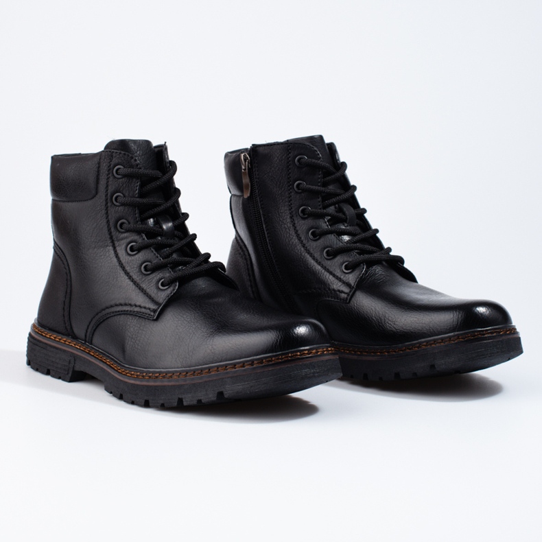 Botas de caminhada de homem Shelovet pretas preto 1