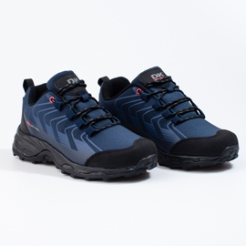 Sapatos de trekking de homem Dk Softshell azul preto 1