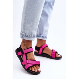 Sandálias esportivas femininas 4F 4FSS23FSANF014-55S fúcsia rosa 1